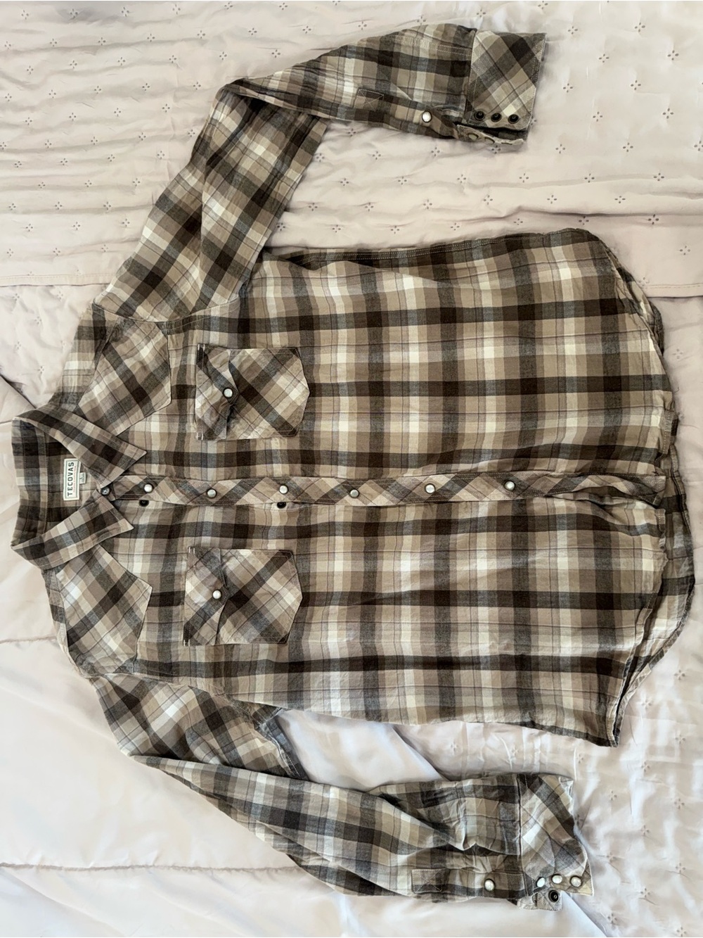 Tecovas Pearl Snap  Button Up Shirt Large Great Condition